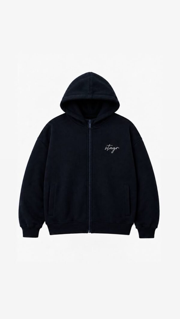 Full Zip Hoodie Azul Marino